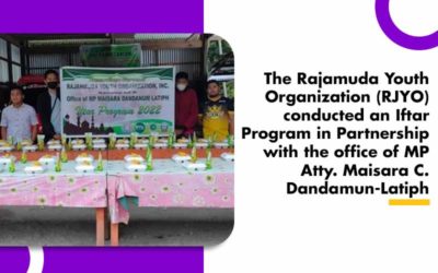 The Rajamuda Youth Organization Iftar Program in Pikit, North Cotabato.