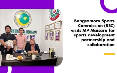 Bangsamoro Sports Commission (BSC) visits MP Maisara for sports development partnership and collaboration