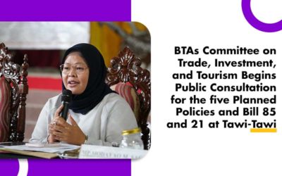 BTA CTIT Begins Public Consultation for the five Planned Policies and Bill 85 and 21 at Tawi-Tawi