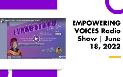 EMPOWERING VOICES Radio Show | June 18, 2022