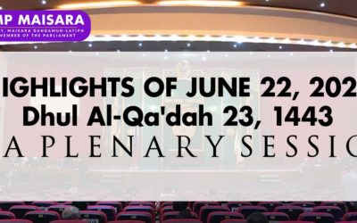 HIGHLIGHTS OF THE BTA PARLIAMENT SESSION NO. 104 ON JUNE 22, 2022 | Dhul Qa’dah 23, 1443   