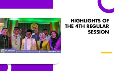 HIGHLIGHTS OF THE 4TH REGULAR SESSION