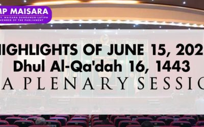 HIGHLIGHTS OF THE BTA PARLIAMENT SESSION NO. 101 ON JUNE 15, 2022 | Dhul Al-Qa’dah 16, 1443