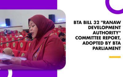 BTA BILL 32 “RANAW DEVELOPMENT AUTHORITY” COMMITTEE REPORT, ADOPTED BY BTA PARLIAMENT