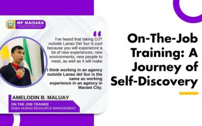 On-The-Job Training: A Journey of Self-Discovery