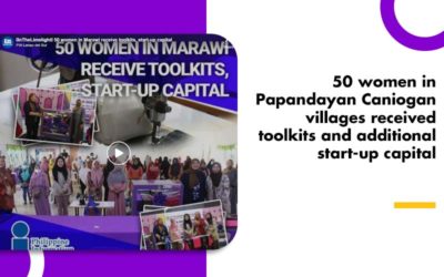 50 women in Papandayan Caniogan villages received toolkits and additional start-up capital