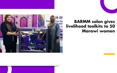 BARMM solon gives livelihood toolkits to 50 Marawi women