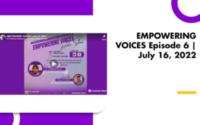 EMPOWERING VOICES Episode 6 | July 16, 2022