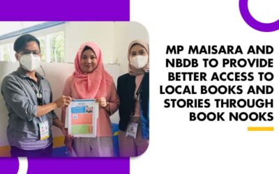 MP MAISARA AND NBDB TO PROVIDE BETTER ACCESS TO LOCAL BOOKS AND STORIES THROUGH BOOK NOOKS