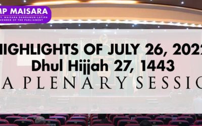 HIGHLIGHTS OF THE BTA PARLIAMENT SESSION NO. 108 ON JULY 26, 2022 | Dhul Hijjah 27, 1443